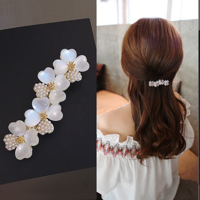 Elegante fermaglio per capelli coreano fiore occhio di gatto_voghion.com