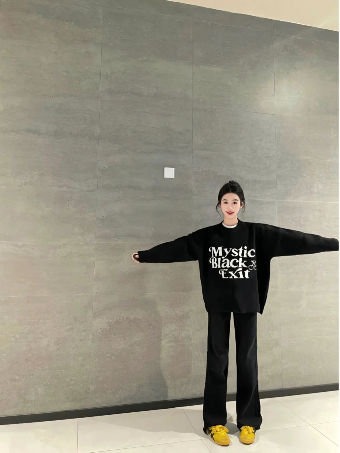 黑色直筒牛仔褲女復古美式高腰顯瘦長褲修身百搭休閒拖地褲潮ins