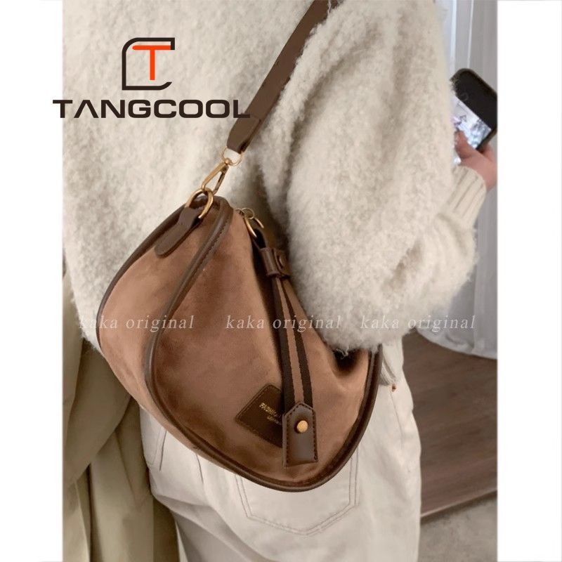 New autumn and winter frosted small bags for women, this year's popular foreign-style dumpling bags for students, versatile commuting cross-body bags