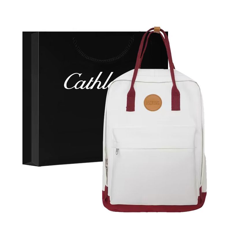Kathryn Japanese retro college style versatile school bag college student large capacity portable backpack computer trend