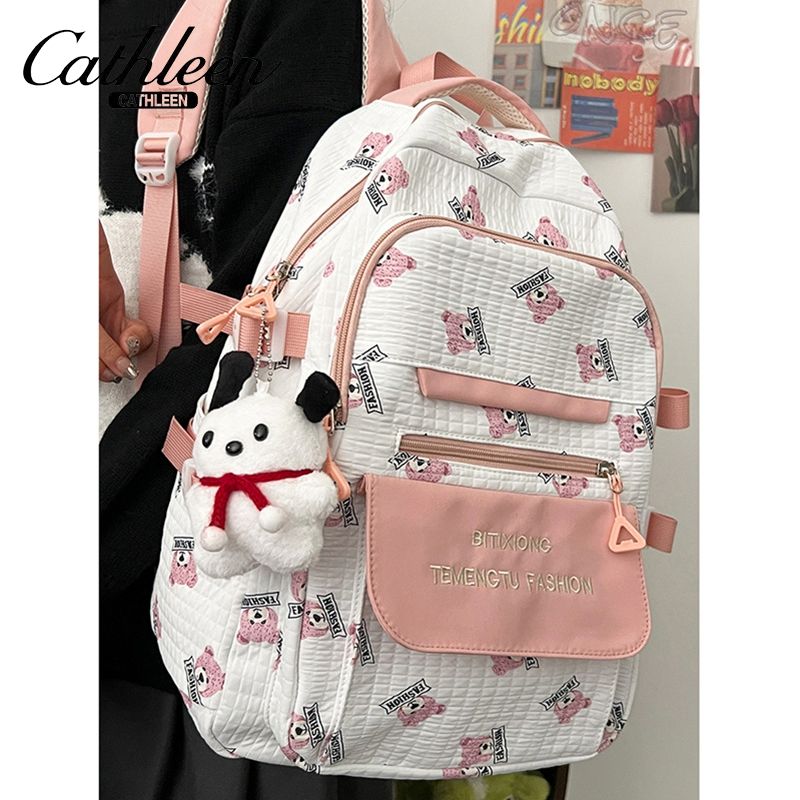 Forest style, light luxury, ultra-light, lazy style, dirt-resistant, versatile junior high school student school bag, female college student backpack