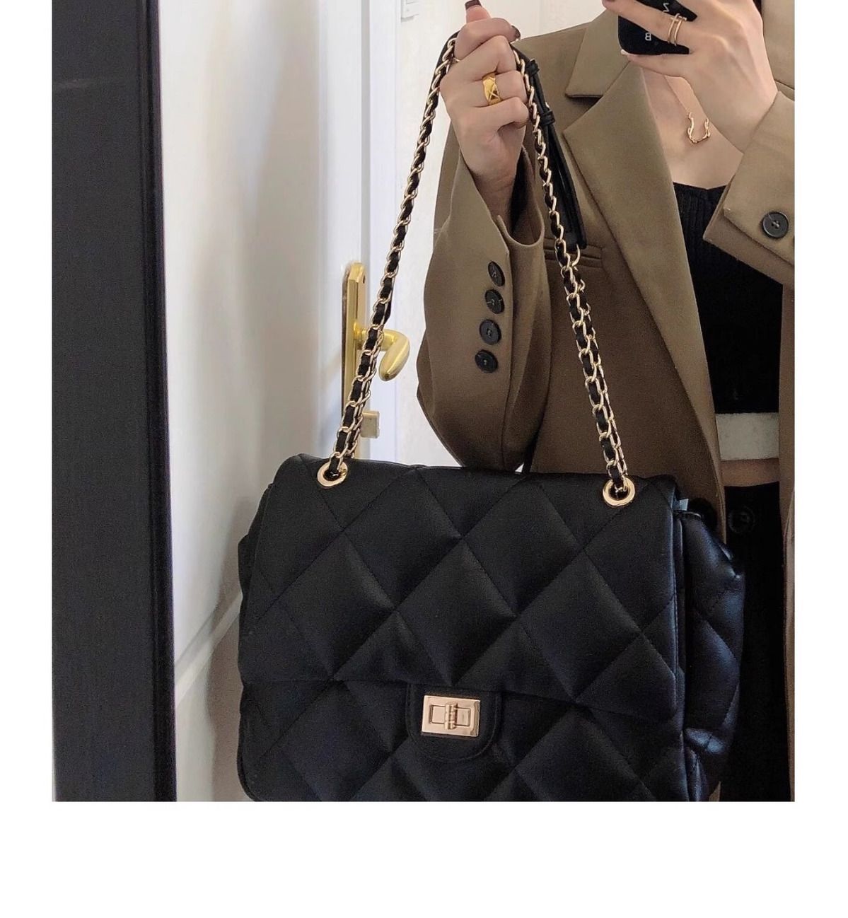 Genuine Leather Tote Women, Large Capacity, 2023 New Autumn Winter Model, Stylish And Sophisticated, Crossbody Shoulder_voghion.com