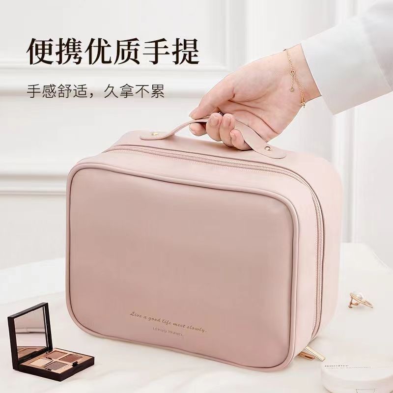 2023新款三合一化妝包大容量便攜式化妝刷包外出洗漱袋化妝收納包