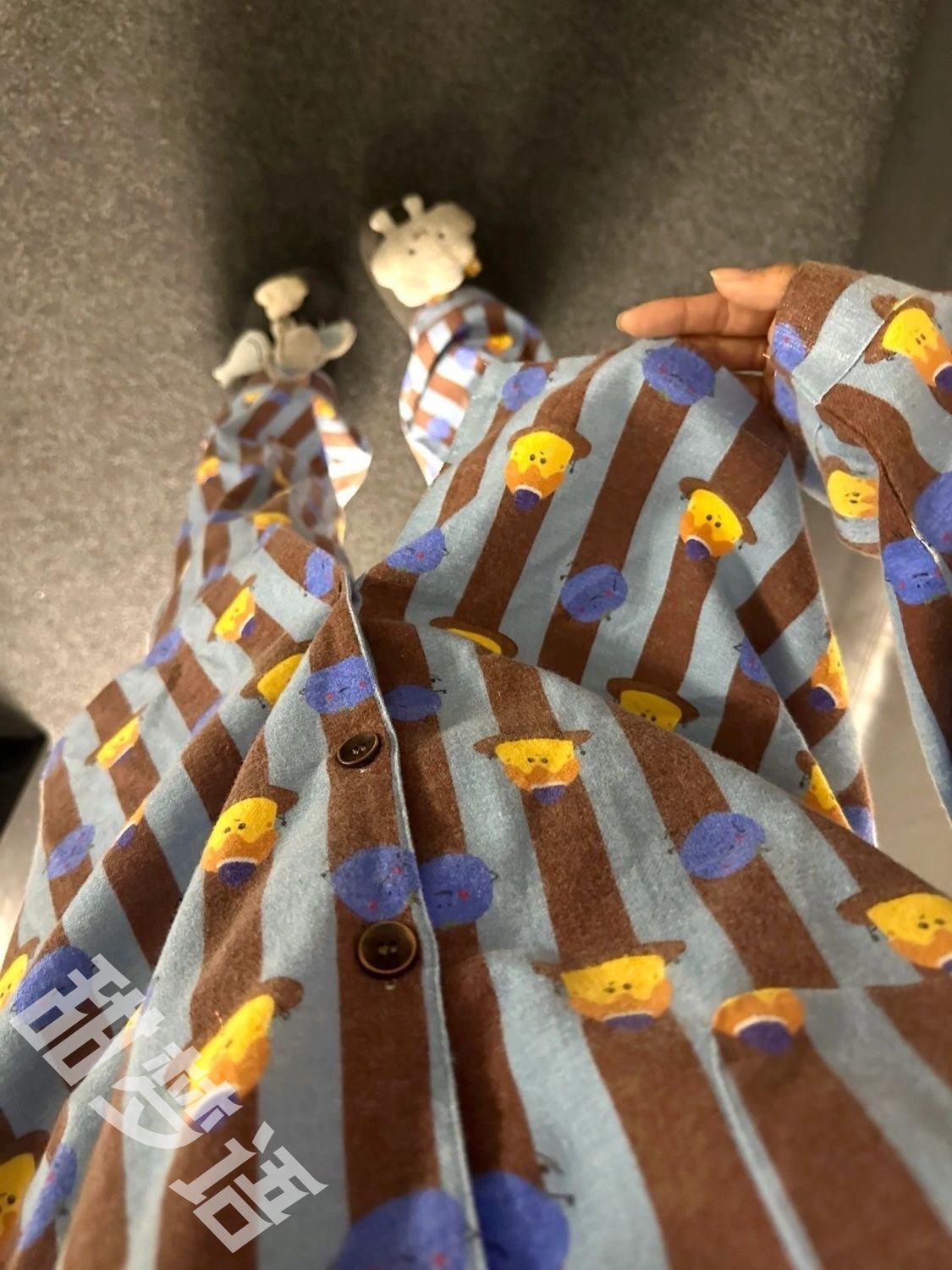 可愛卡通印花慵懶風少女秋冬季加厚磨毛宿舍長袖睡衣女生休閒套裝