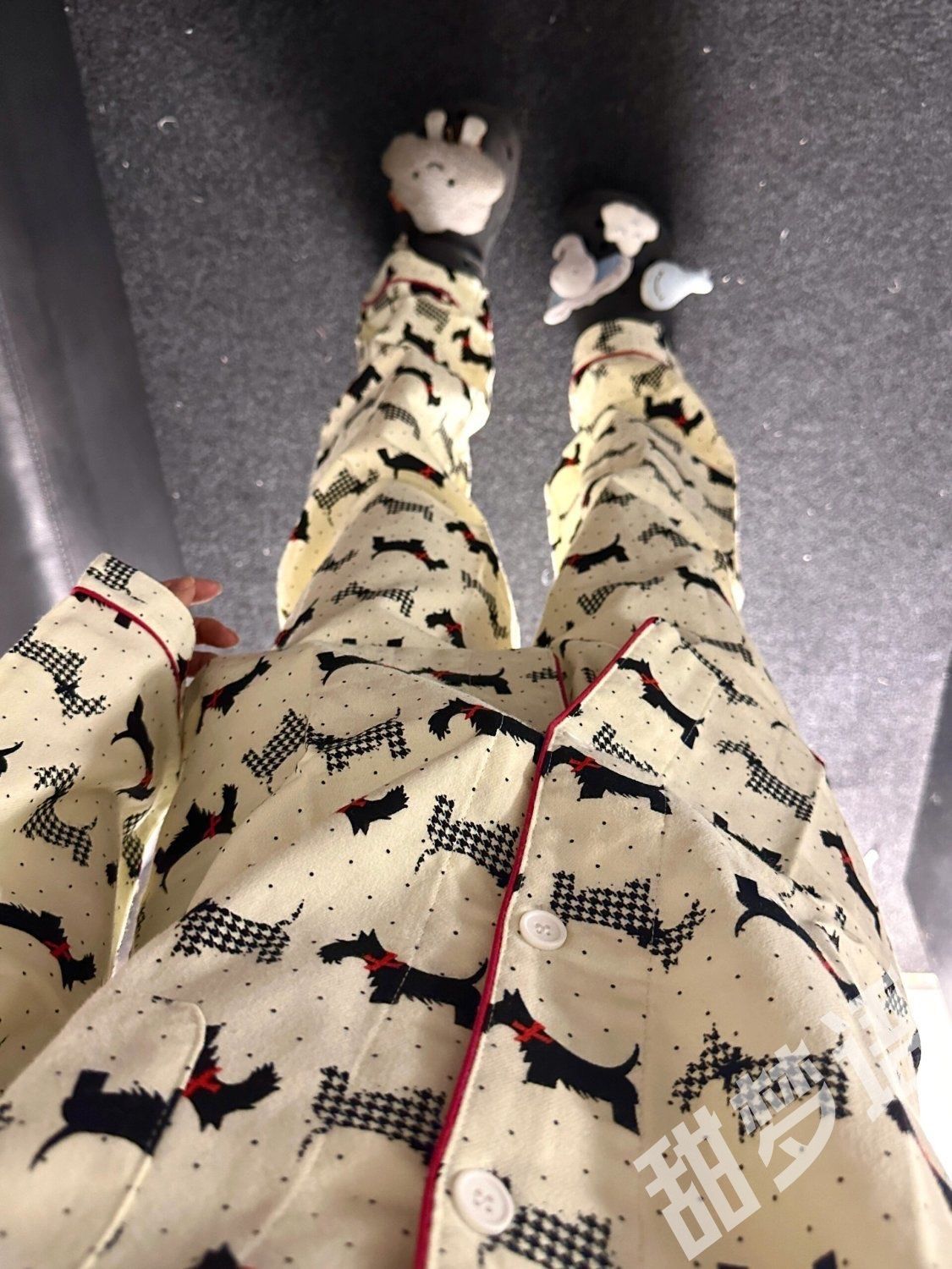 睡衣女款春秋季2024年新款長袖甜美卡通可愛小狗可外穿家居服套裝