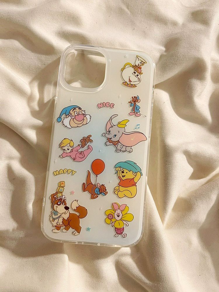 ins gradient animal collection suitable for iPhone15 PROMAX mobile phone case Apple 15 new model 14 transparent 13/11