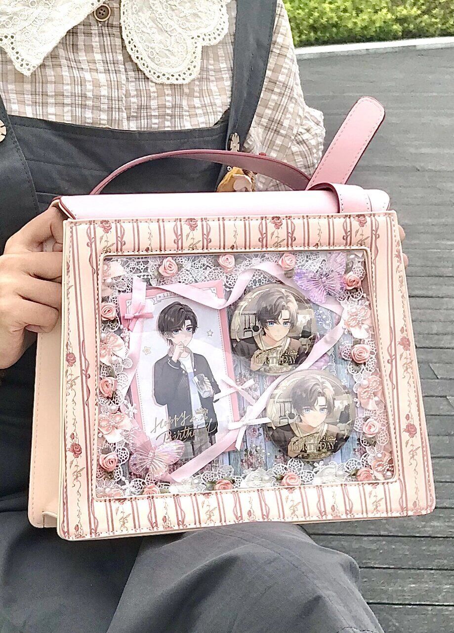 Qoo10] 2024新作 痛バッグ 痛バ 桜 ピンク