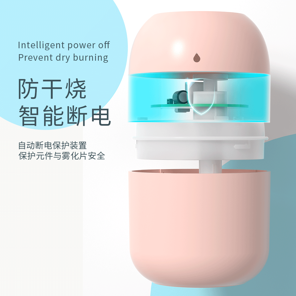 加湿器小型迷你雾化喷雾便携母婴卧室房间补水仪桌面香薰自动喷 图片 3