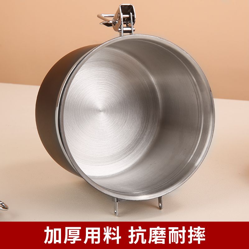 咖啡豆304不锈钢密封罐真空咖啡粉保存奶粉储存罐单向排气收纳 图片 6