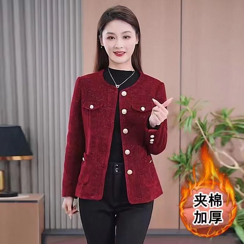 2024 new fashionable slimming popular small fragrant cardigan Korean style high-end foreign style versatile slim coat for little men