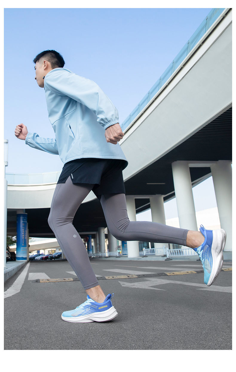 361 ° Speed for Men 2024 Summer New Shock Absorbent Trainer Aerobic Training Soft Bottom Running Shoes_voghion.com