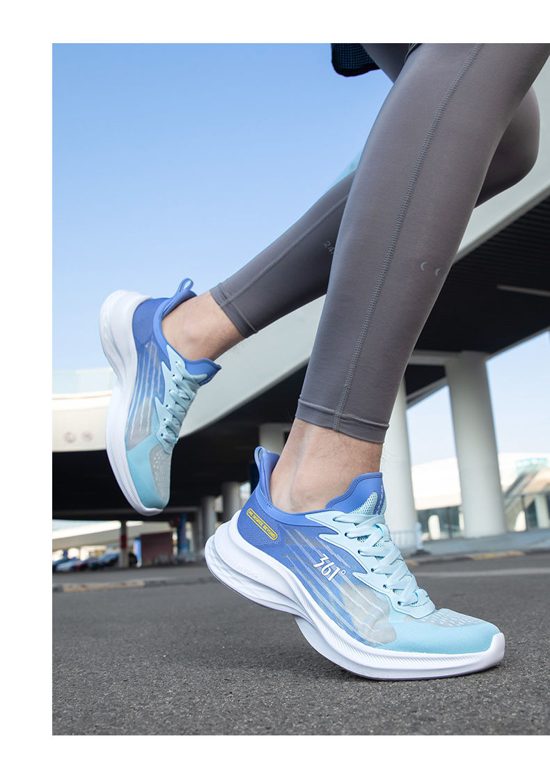 361 ° Speed for Men 2024 Summer New Shock Absorbent Trainer Aerobic Training Soft Bottom Running Shoes_voghion.com