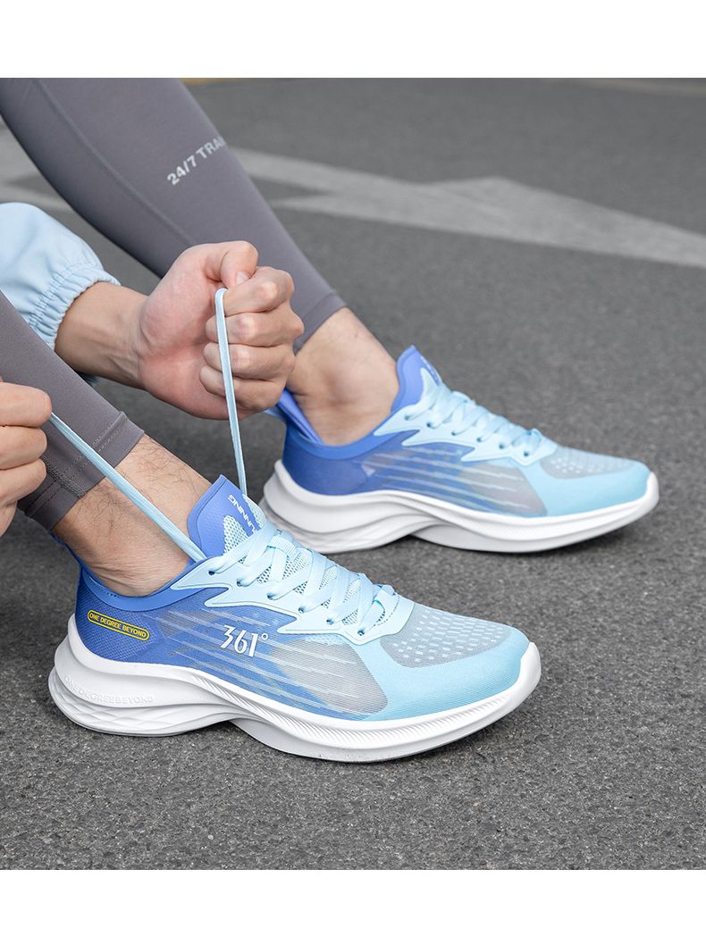 361 ° Speed for Men 2024 Summer New Shock Absorbent Trainer Aerobic Training Soft Bottom Running Shoes_voghion.com