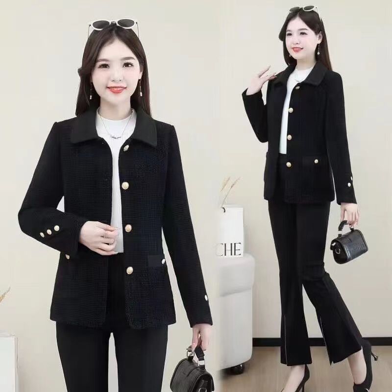 Xiaoxiangfeng jacket women's 2024 spring and autumn new style foreign style middle-aged mother's top spring high-end celebrity temperament suit