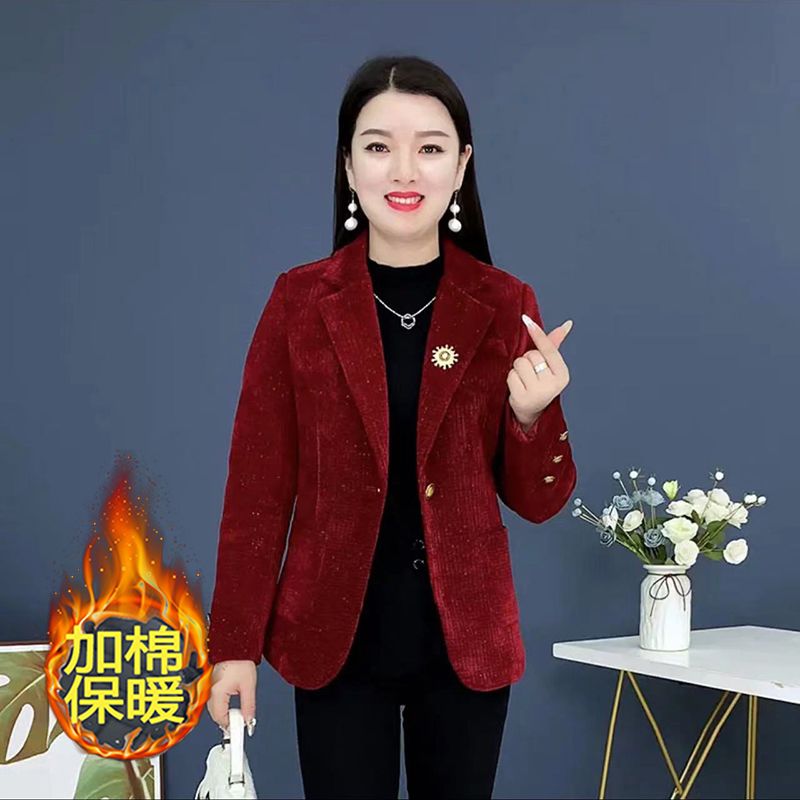 Xiaoxiangfeng woolen coat women's short style 2024 spring and autumn new style foreign style thickened top quilted woolen coat