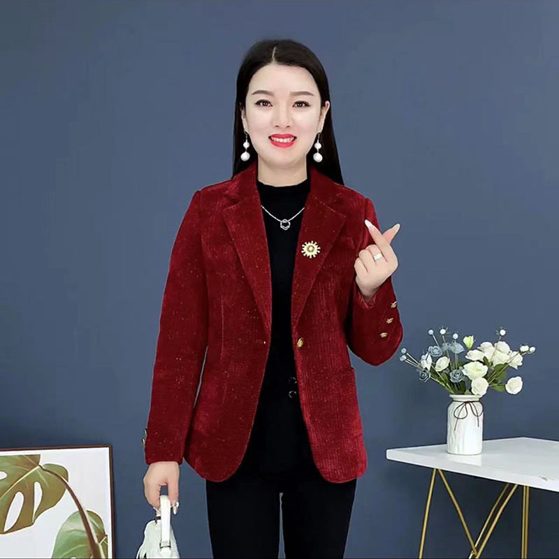 Xiaoxiangfeng woolen coat women's short style 2024 spring and autumn new style foreign style thickened top quilted woolen coat