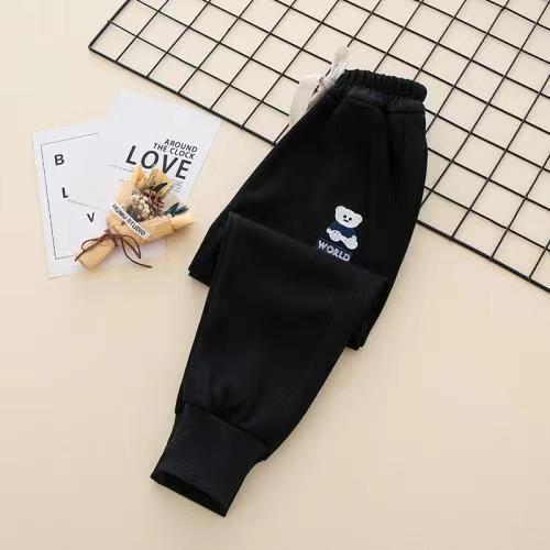 Children's Spring Sports Pants Children's Pants Spring and Autumn Boys and Girls Casual Sports Pants for Small and Medium-sized Children's Pants for Boys