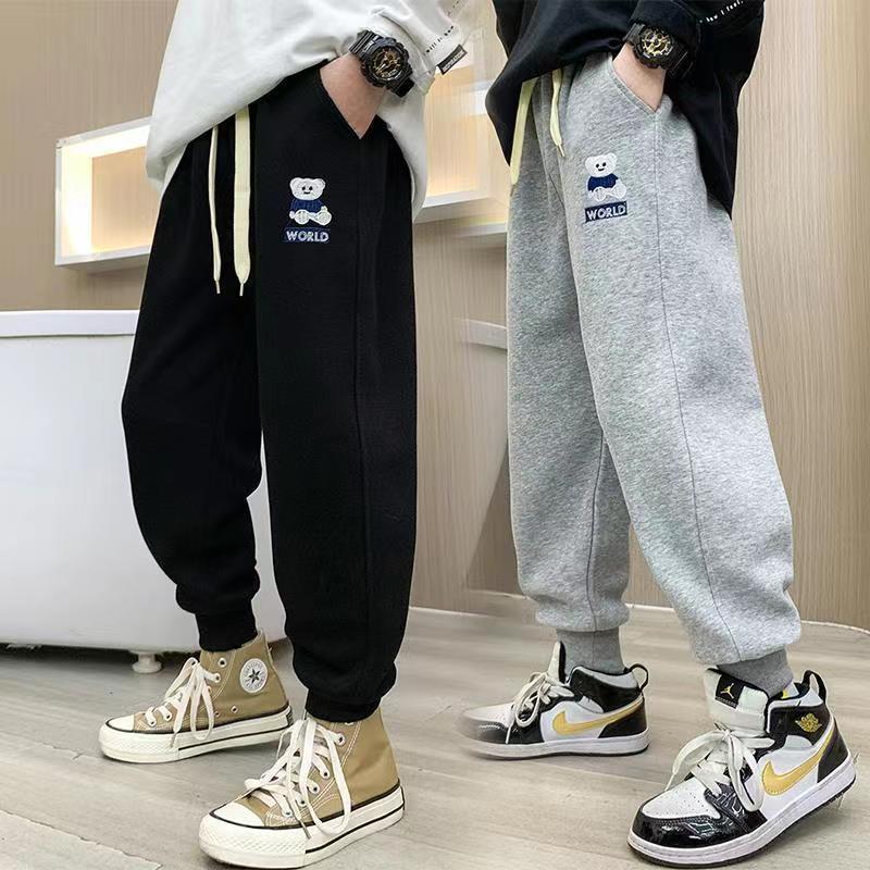 Children's Spring Sports Pants Children's Pants Spring and Autumn Boys and Girls Casual Sports Pants for Small and Medium-sized Children's Pants for Boys