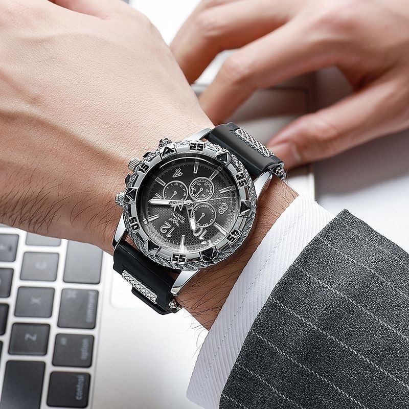 Green Submariner Men's Quartz Watch, High-end Stylish Wristwatch_voghion.com