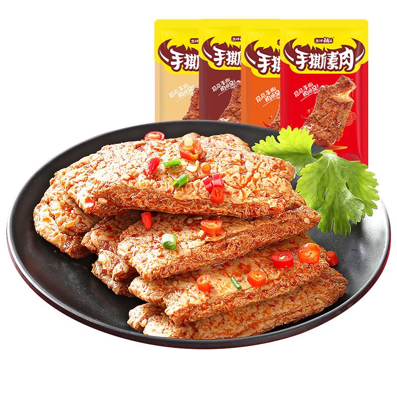 盐津铺子手撕素肉60包 16.9元，盐津铺子手撕烤脖15根 16.9元 - 线报酷