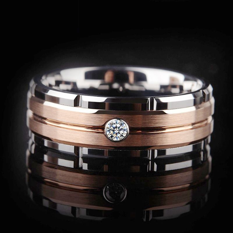 Stylish Men's Diamond Ring For Couples And Girlfriend Gift_voghion.com