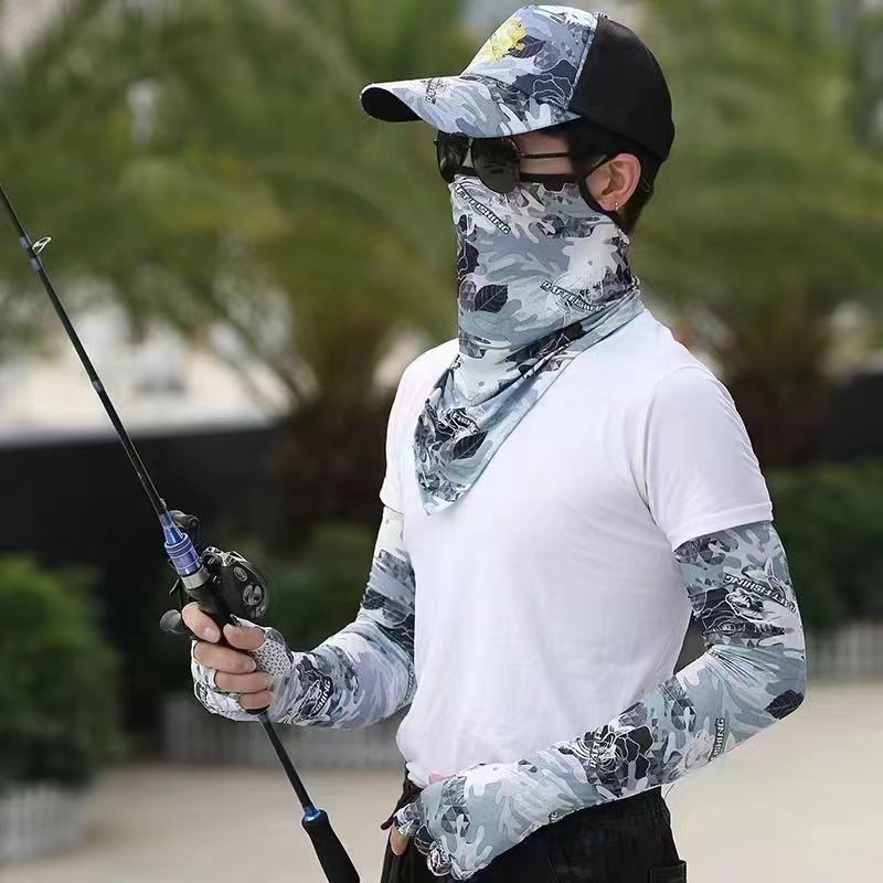 Outdoor Men, Complete Set Of Sun Protection Gear For Summer, And Rock Fishing, Mosquito-proof Hat, Face-covering,_voghion.com