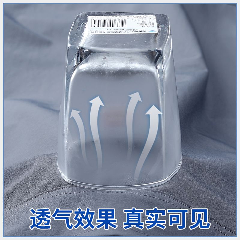 夏季冰丝速干弹力工作服男士休闲户外车间透气轻薄耐磨工装劳保服 图片 6