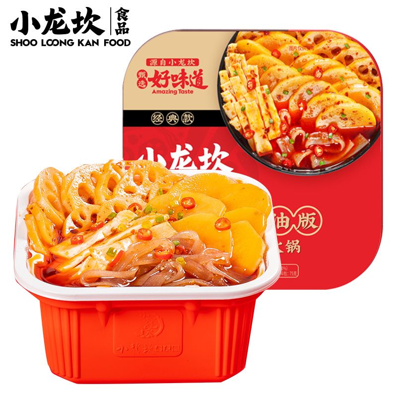 小龙坎素菜版牛油方便火锅365g*1盒