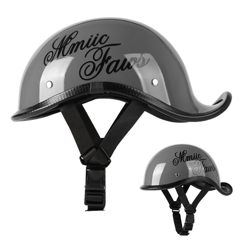 Vintage wind helmet bicycle prince cruise scoop helmet personality warped helmet men's and women's half helmet light harley pedal spring summer_voghion.com