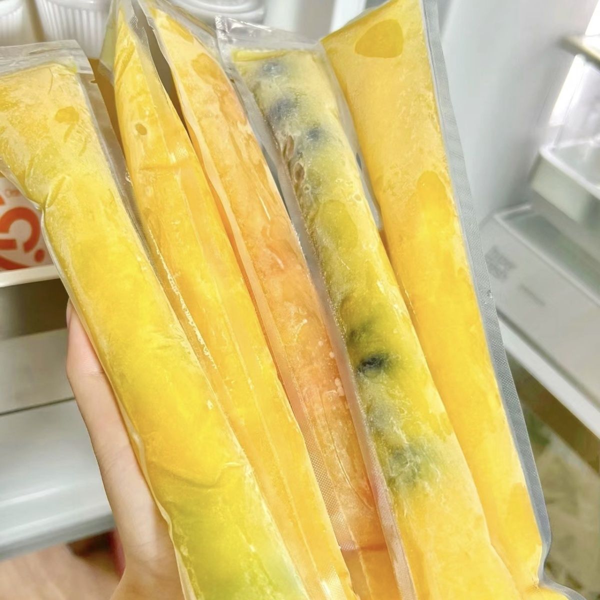 食品级一次性冰袋碎碎冰棒棒冰袋子水果果冻袋冰棍猫条防漏自封袋 图片 4
