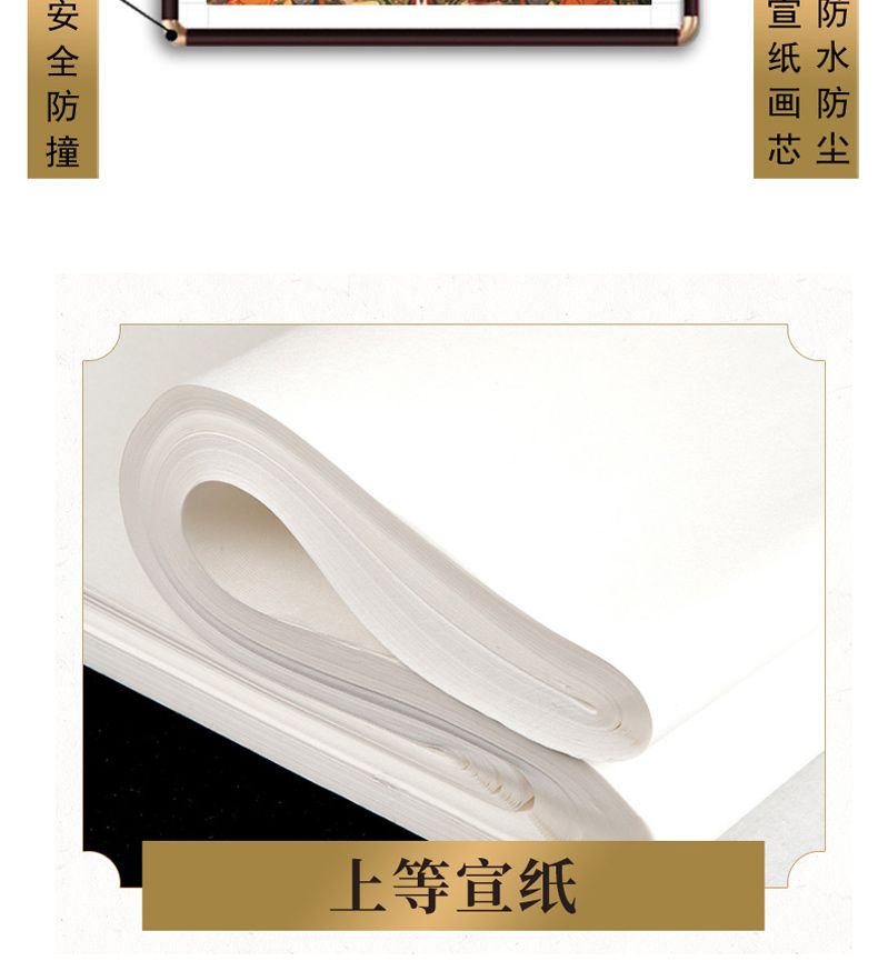 释迦牟尼佛像画唐卡挂画藏族客厅供桌佛祖壁画佛堂背景装饰画带框 detail 10
