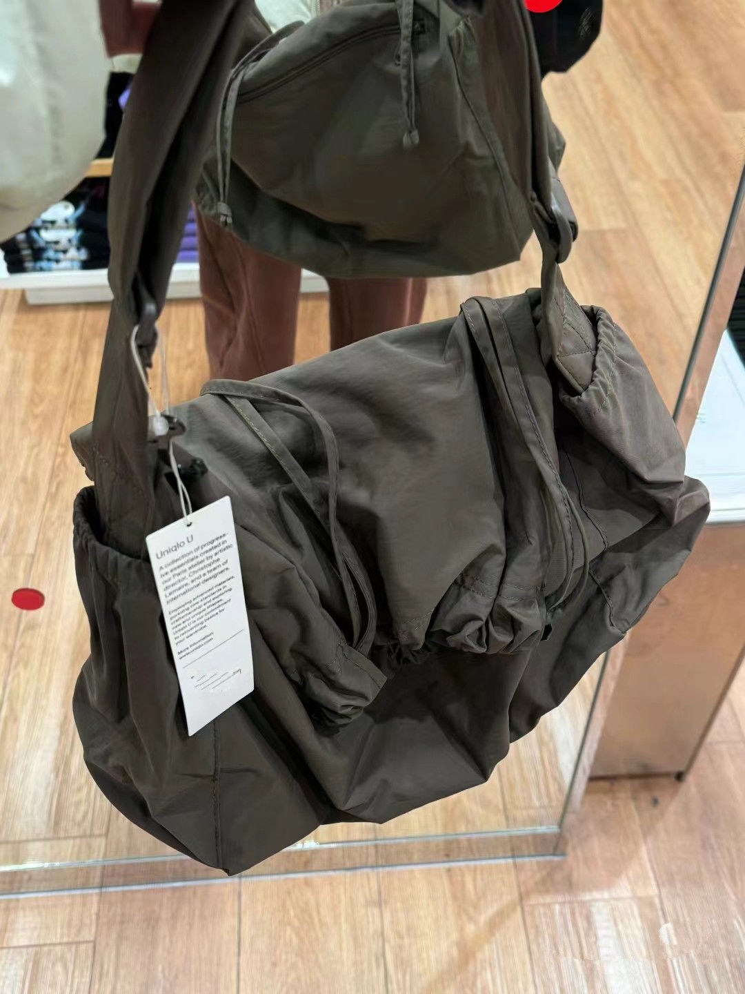 三里屯出品2024春新款情侶挎包大容斜挎包單肩包男女K466334