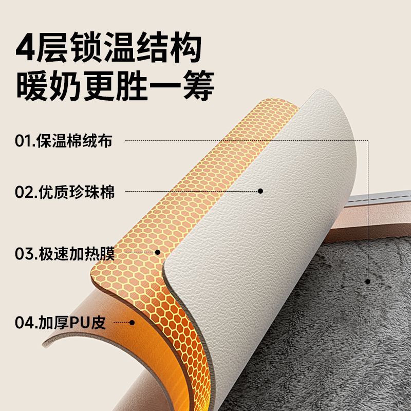 小白熊奶瓶保温套户外便携式智能保温加热恒温暖奶器奶瓶保温神器 图片 4