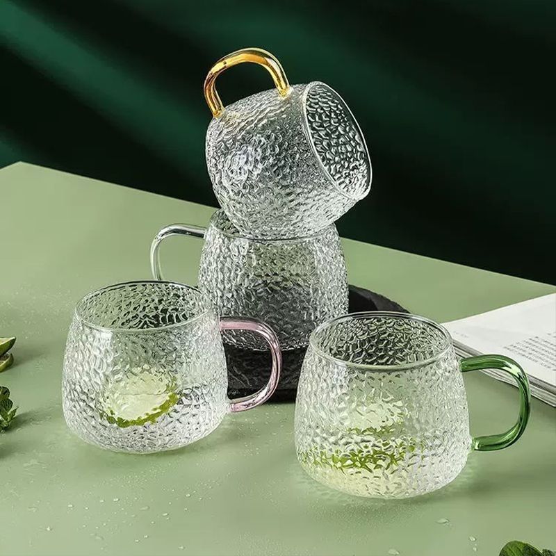Glass Water With Handle, High Temperature Resistant, Explosion-Proof, Tea Brewing Cup, Large Capacity Household Drinking_voghion.com