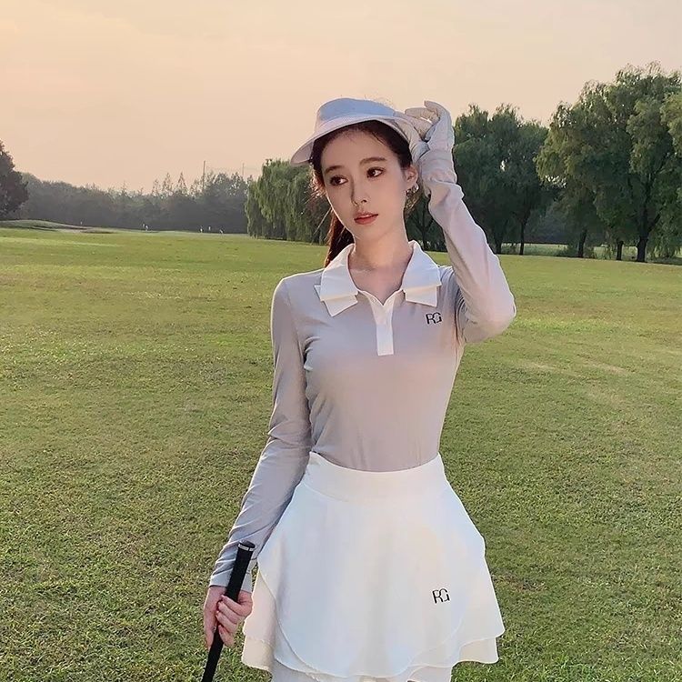 summer women's golf, tennis skirt two-piece_voghion.com