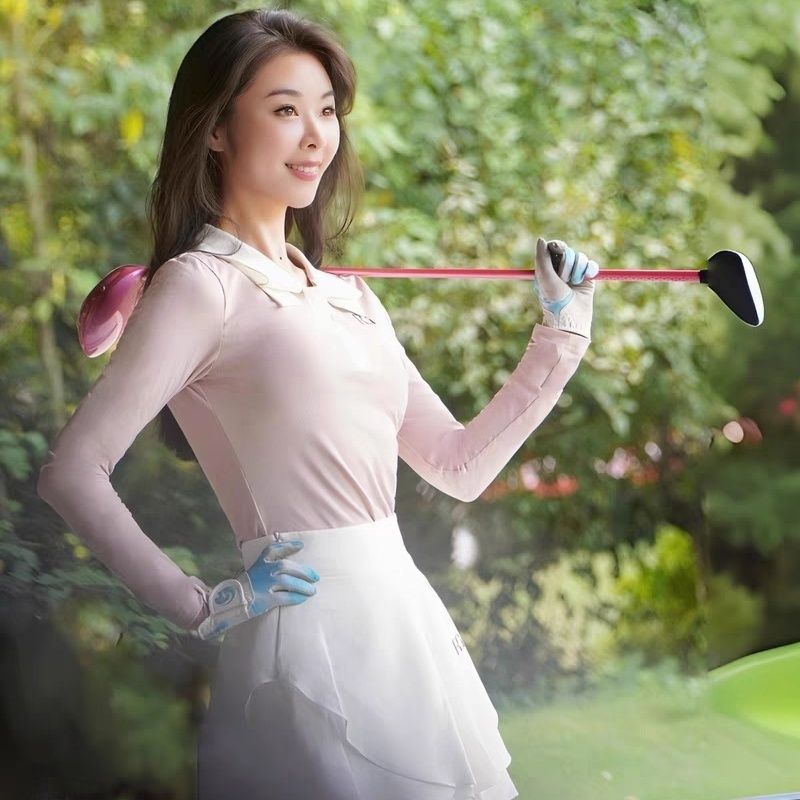 summer women's golf, tennis skirt two-piece_voghion.com