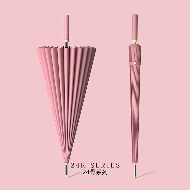 德国72骨自动长柄雨伞男士商务加固抗风直杆伞女简约大号暴雨家用