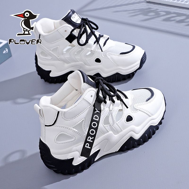PLOVER beliebte ausgehöhlte Papa-Schuhe im Sommer 2024, neue vielseitige, atmungsaktive Sportsandalen mit dicker Sohle für Damen_voghion.com
