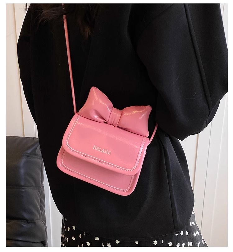 FOUR ONE Koreanische Ins Nette Mädchen Bogen Weibliche Platz High-End, Kleine Skewner Tasche_voghion.com