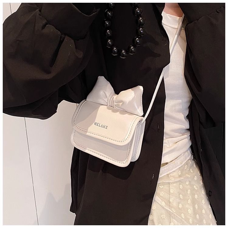 FOUR ONE Koreanische Ins Nette Mädchen Bogen Weibliche Platz High-End, Kleine Skewner Tasche_voghion.com