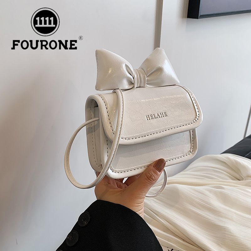 FOUR ONE Koreanische Ins Nette Mädchen Bogen Weibliche Platz High-End, Kleine Skewner Tasche_voghion.com