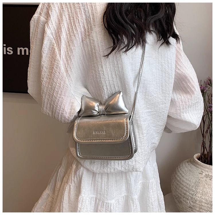FOUR ONE Koreanische Ins Nette Mädchen Bogen Weibliche Platz High-End, Kleine Skewner Tasche_voghion.com
