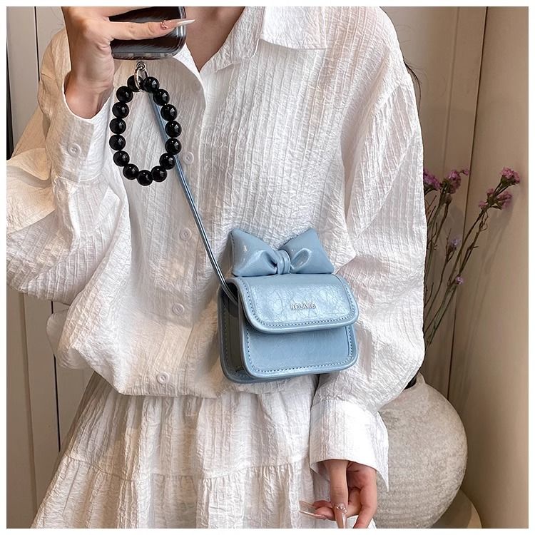 FOUR ONE Koreanische Ins Nette Mädchen Bogen Weibliche Platz High-End, Kleine Skewner Tasche_voghion.com