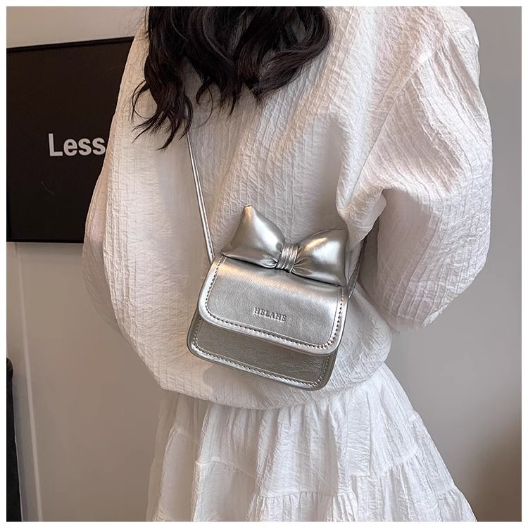 FOUR ONE Koreanische Ins Nette Mädchen Bogen Weibliche Platz High-End, Kleine Skewner Tasche_voghion.com