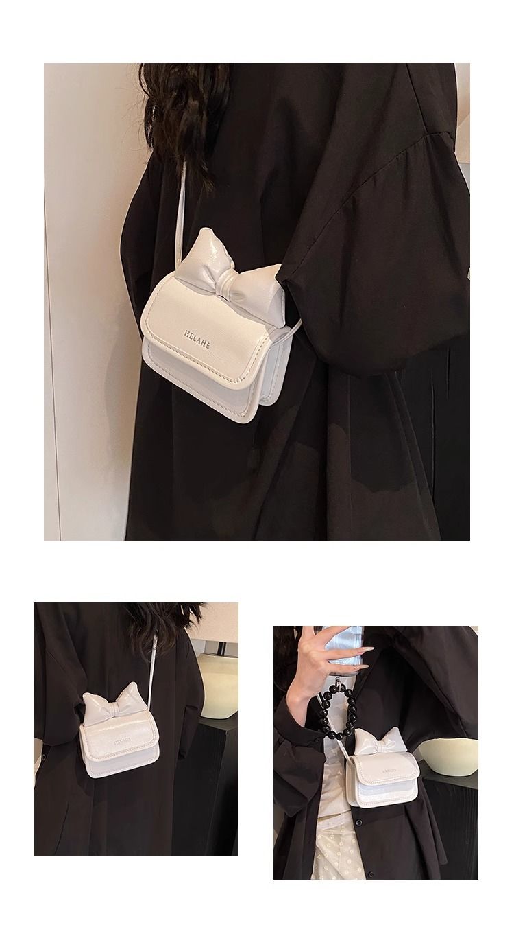 FOUR ONE Koreanische Ins Nette Mädchen Bogen Weibliche Platz High-End, Kleine Skewner Tasche_voghion.com
