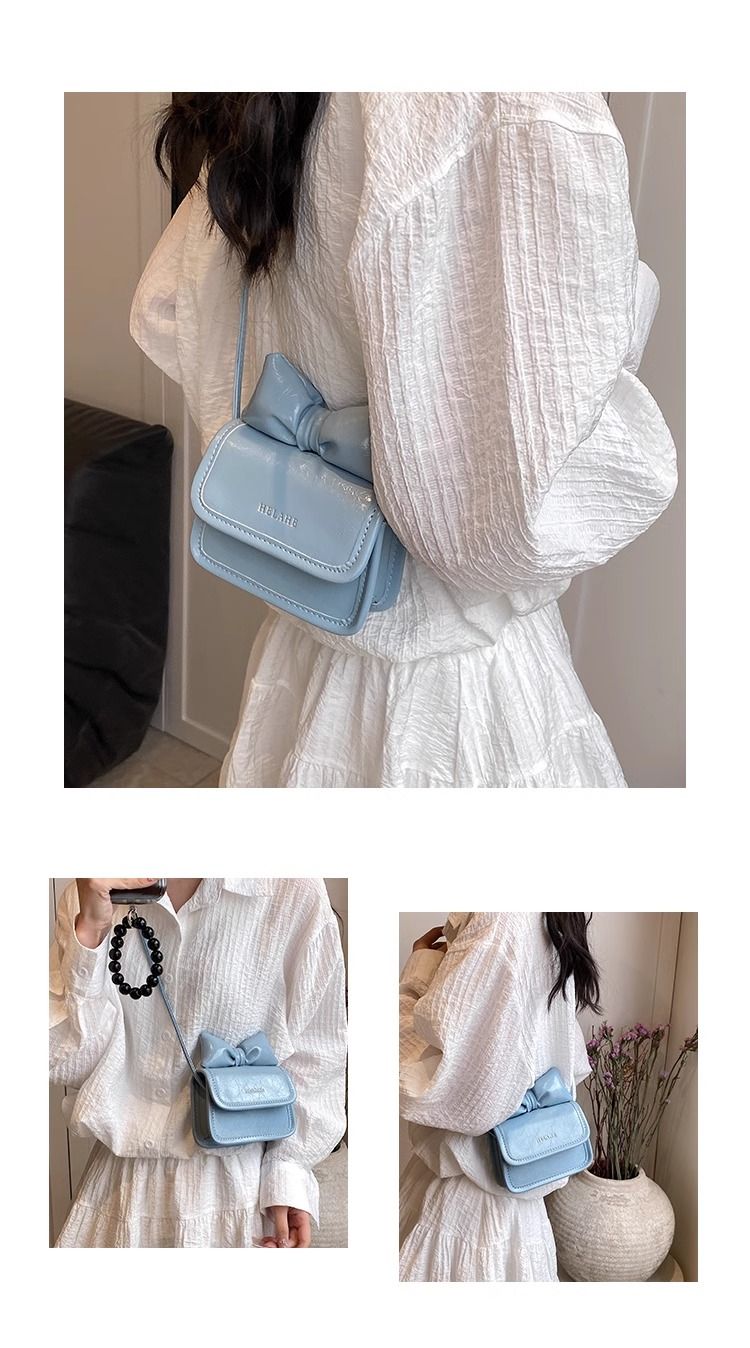 FOUR ONE Koreanische Ins Nette Mädchen Bogen Weibliche Platz High-End, Kleine Skewner Tasche_voghion.com