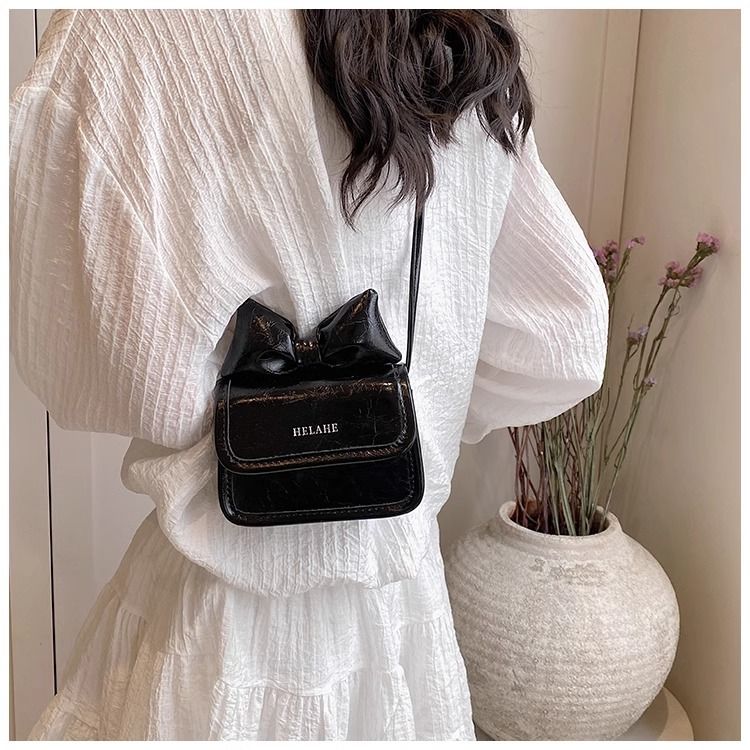 FOUR ONE Koreanische Ins Nette Mädchen Bogen Weibliche Platz High-End, Kleine Skewner Tasche_voghion.com