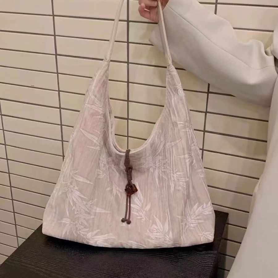 LOSEA原創《四時江南》新中式托特包女包包2024新款國風單肩包12