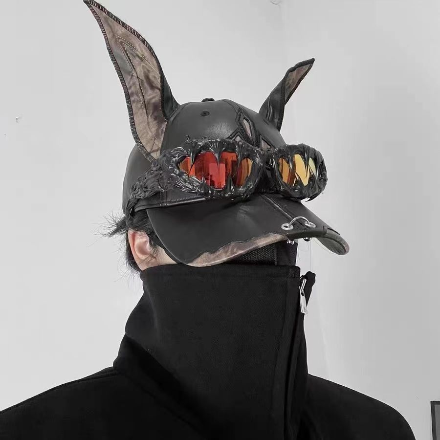Drip glue wolf tooth Vibe photography unisex avant-garde sunglasses_voghion.com