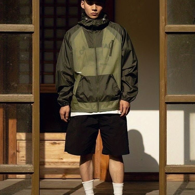 Sommer UPF+50 Herren Bergsteigen Sonne Kapuze Atmungsaktiv Ice Silk UV-Schutz Kleidung_voghion.com